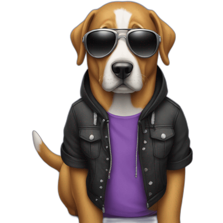 Dj dog emoji