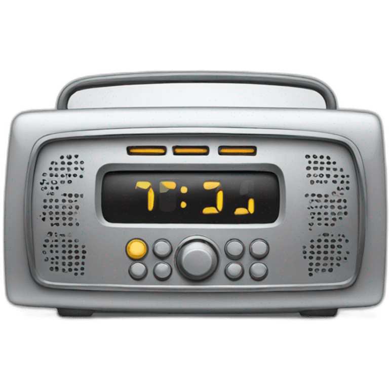 Radio despertador emoji