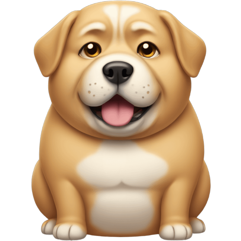 Fat dog emoji