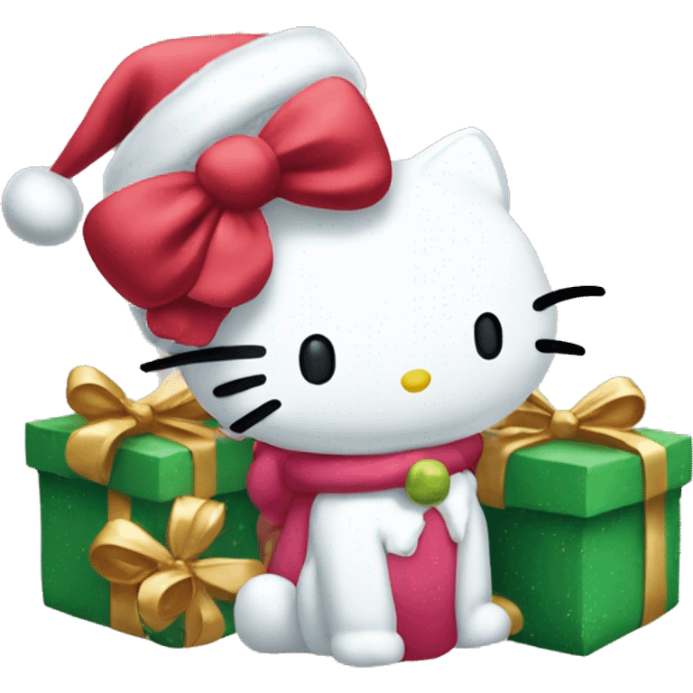 Hellokitty christmas emoji