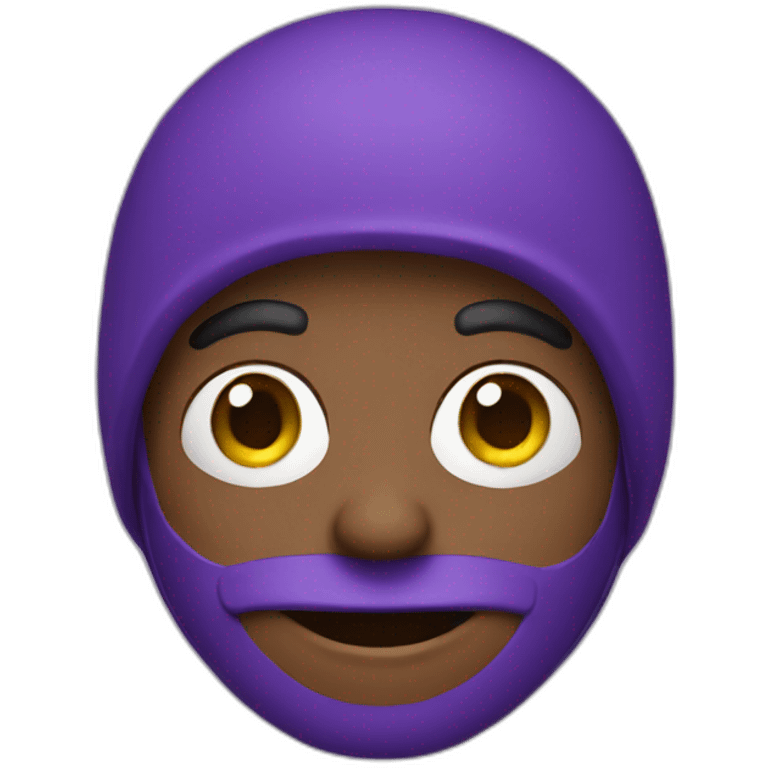 Purple guy emoji