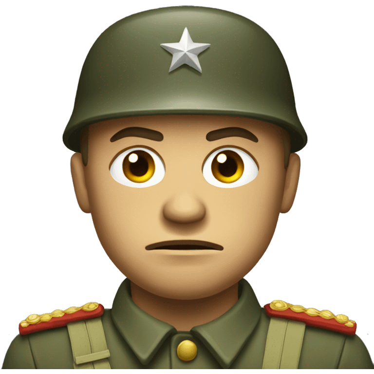 ussr soldier angry emoji