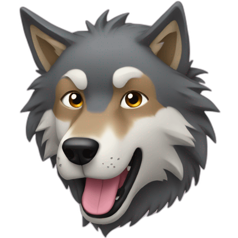 Wolfcut emoji