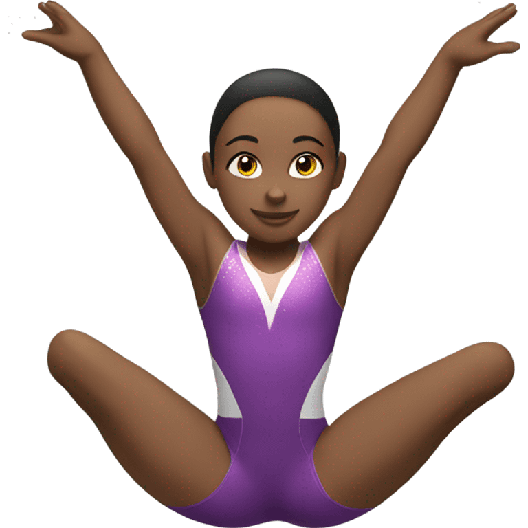 girl doing gymnastics  emoji