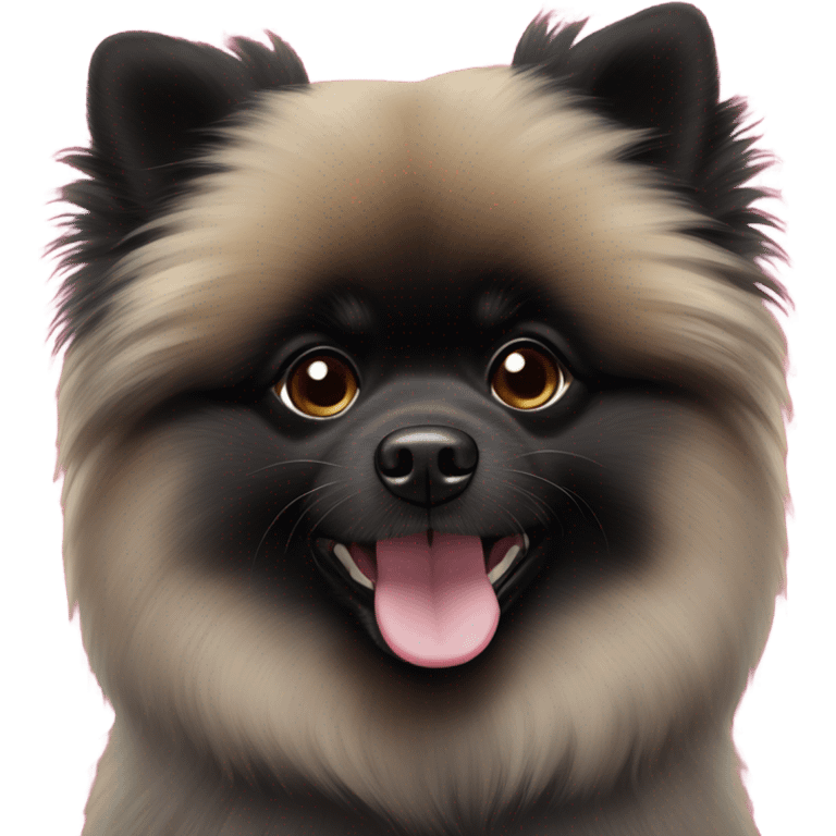 black pomeranian emoji