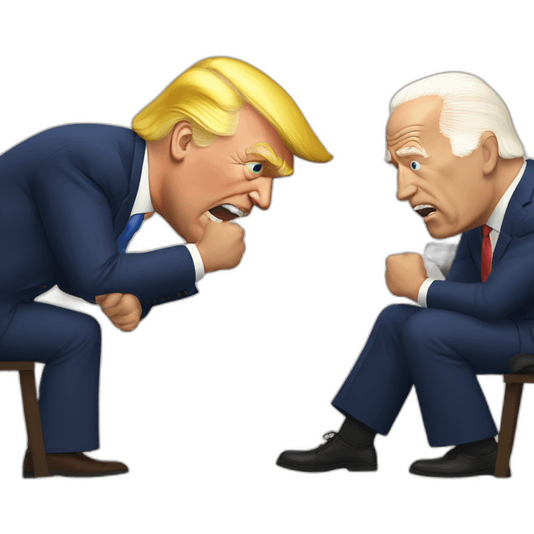 Trump vs Biden emoji