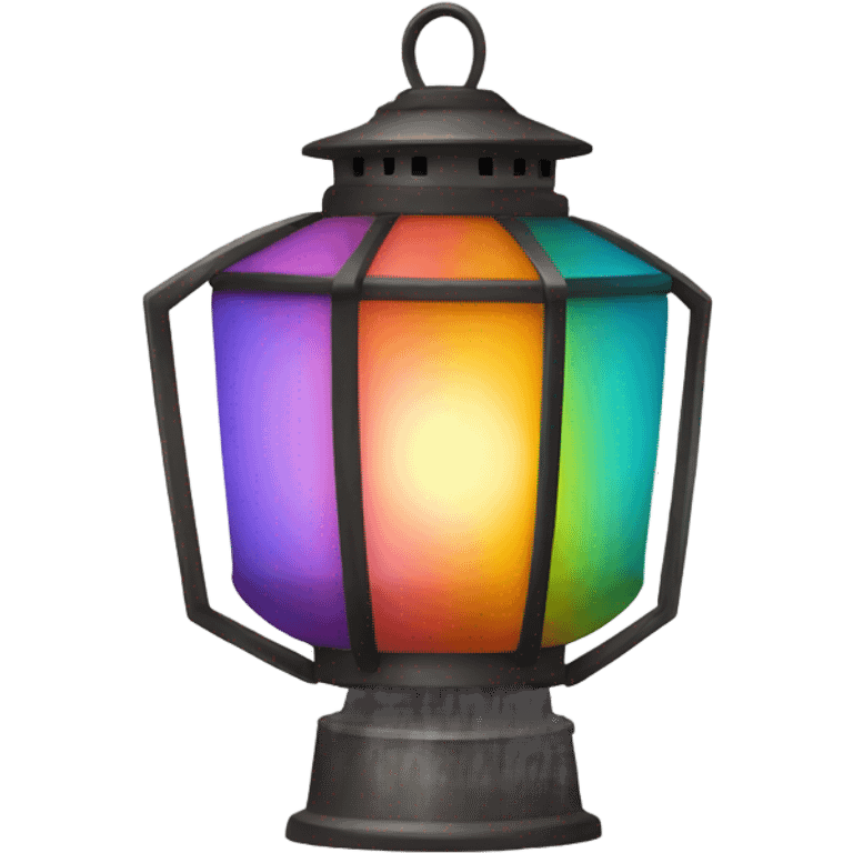 colorful lantern emoji