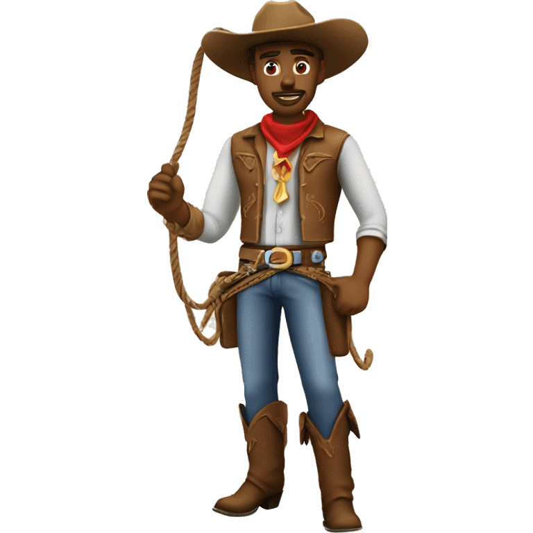 Cowboy with lasso ￼ emoji