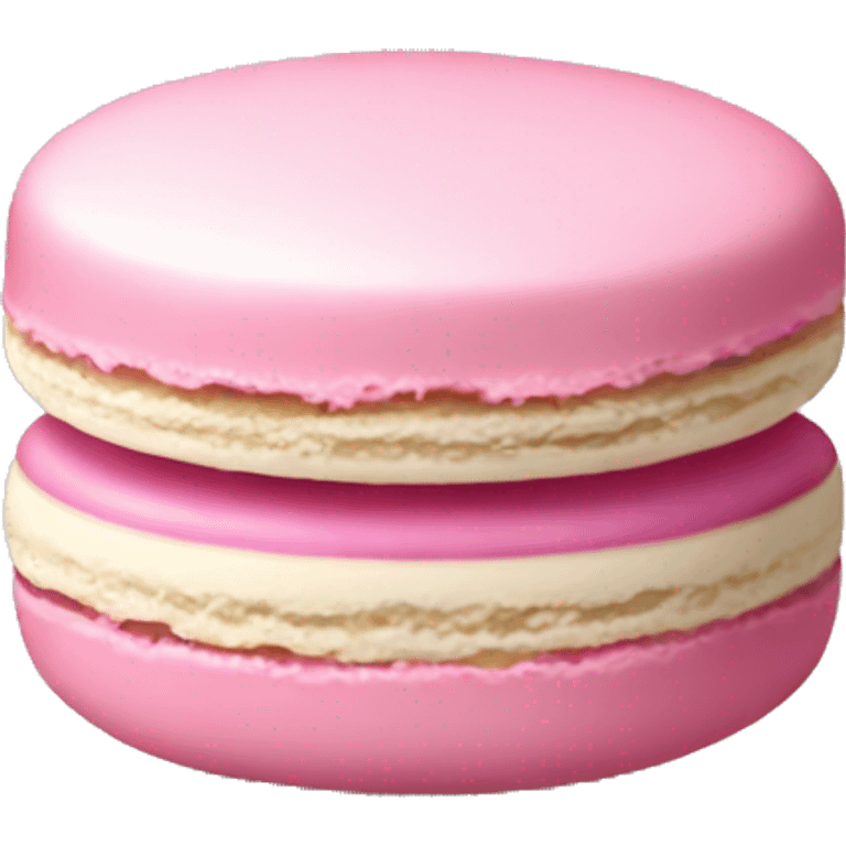 Pastel pink macaroon  emoji