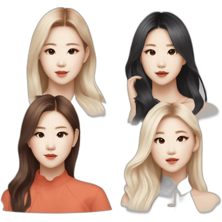 KPOP music group Mamamoo members emoji