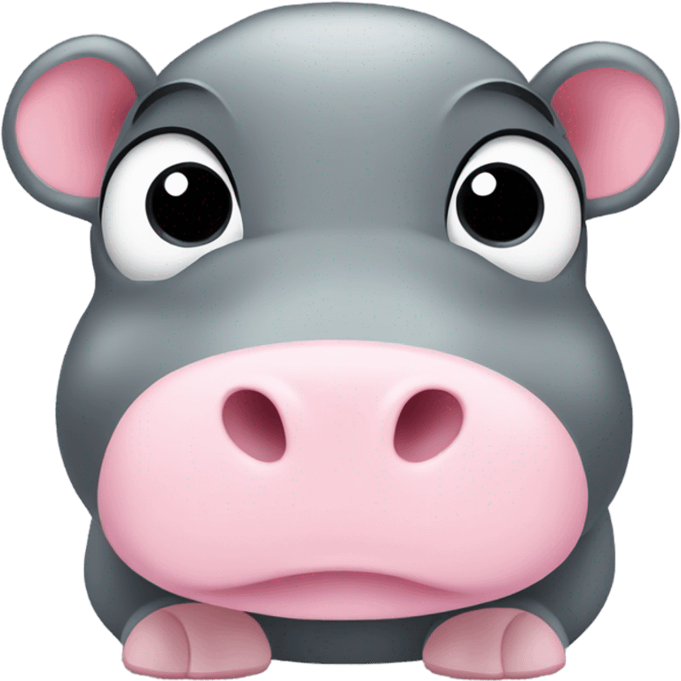 Cute baby hippo  emoji