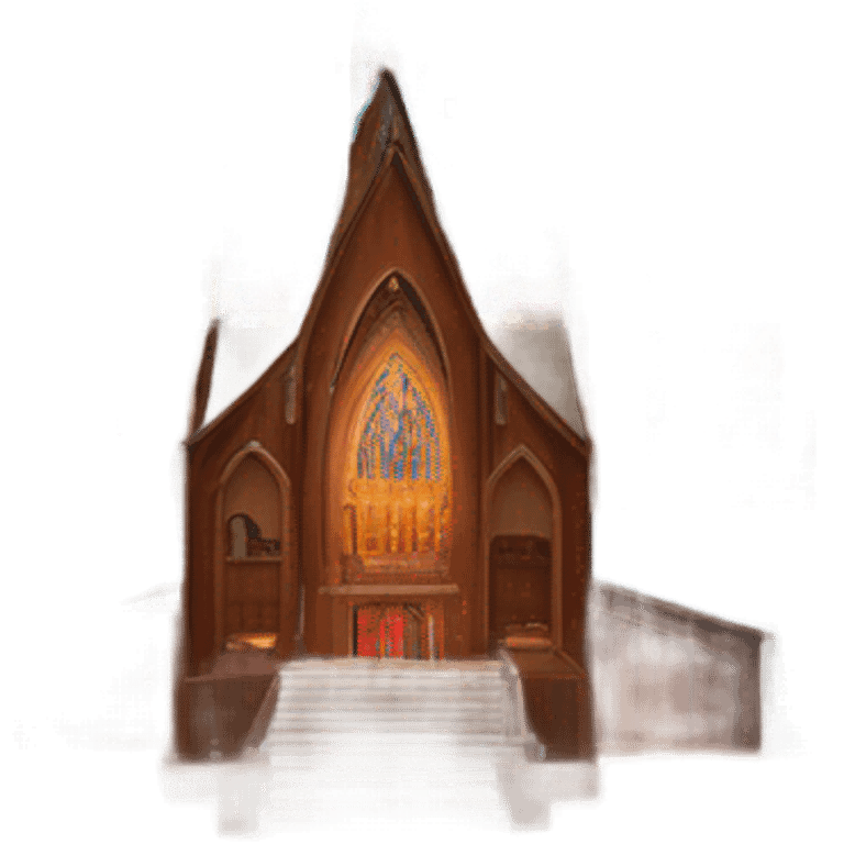 colorful church emoji