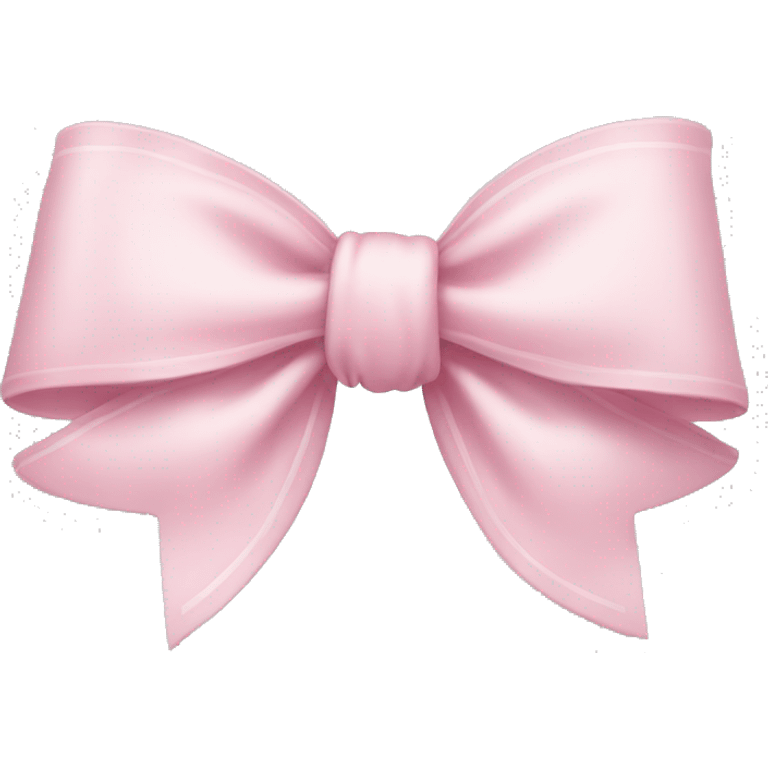 Light pink bow emoji