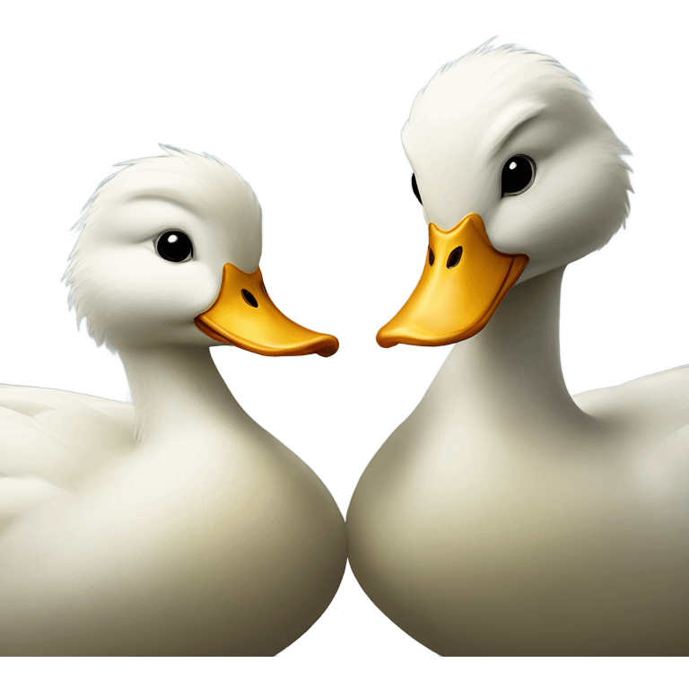 Two ducks emoji