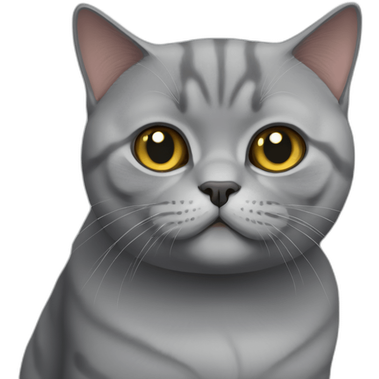 British shorthair cat emoji