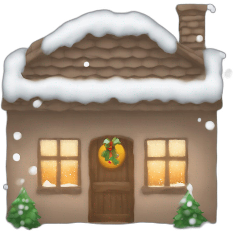 Non-denominational December cozy winter holiday emoji