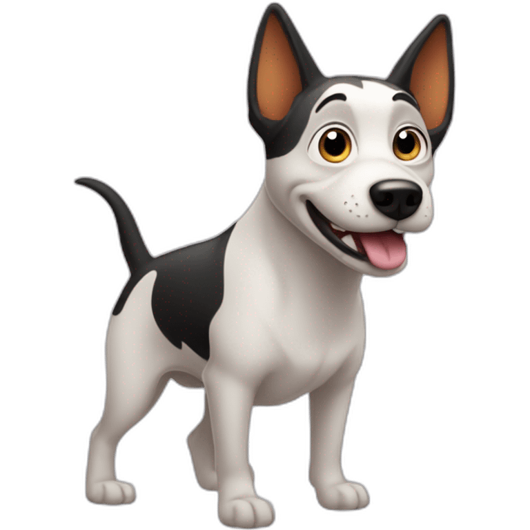 Spike dog from cartoon emoji