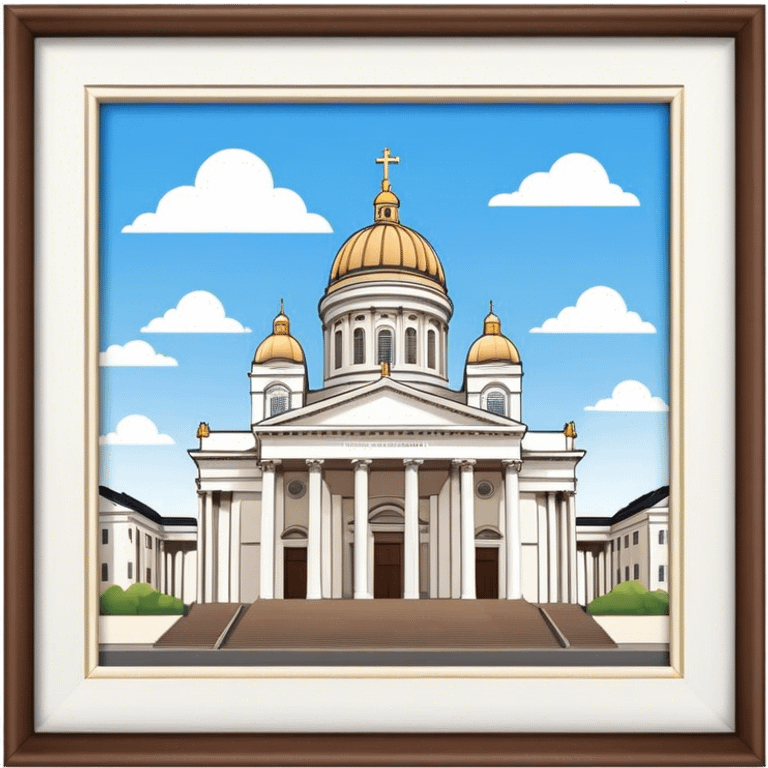 Helsinki cathedral emoji