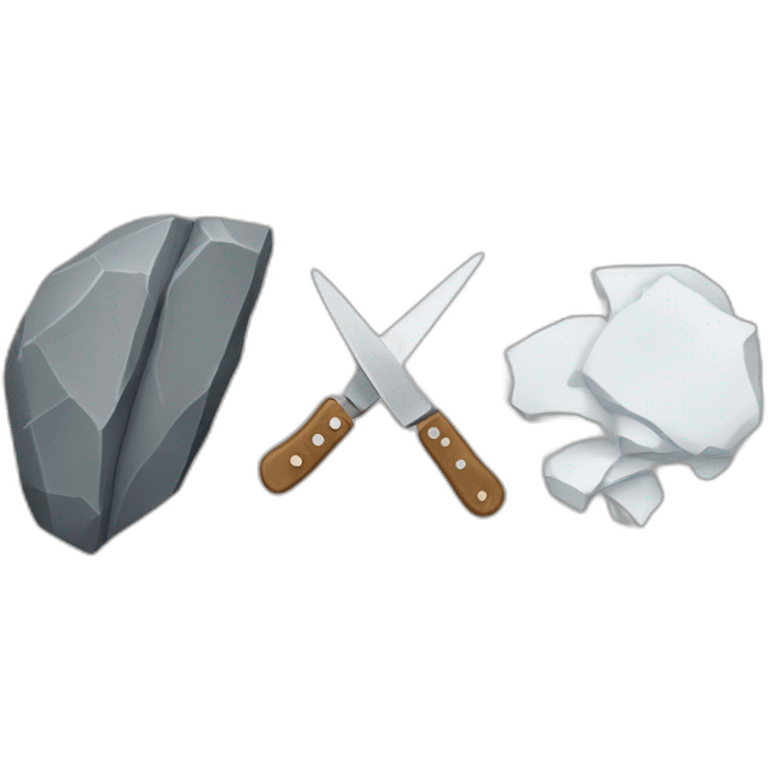 rock vs paper vs scissors emoji