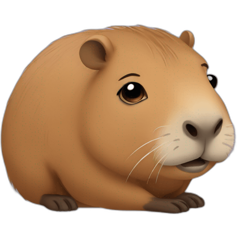 Capybara sad emoji