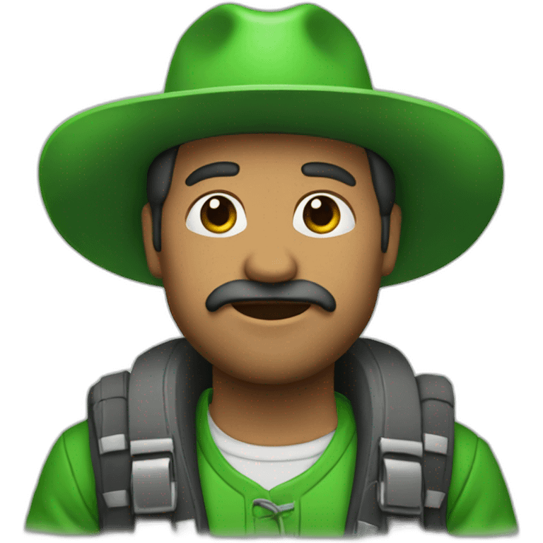 Hombre verde emoji