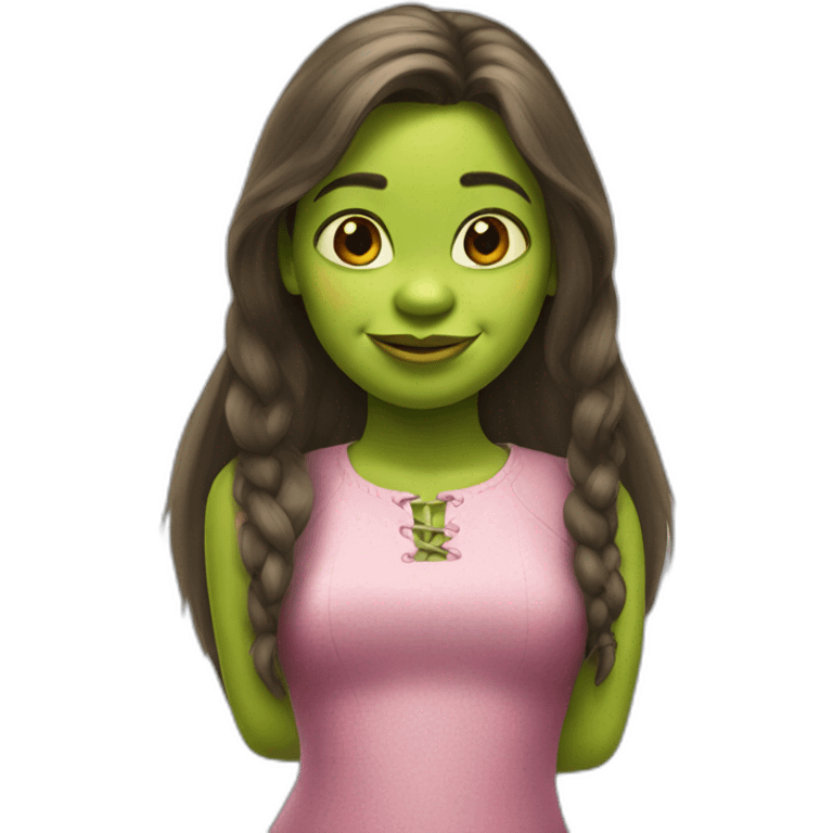 shrek as a girl emoji