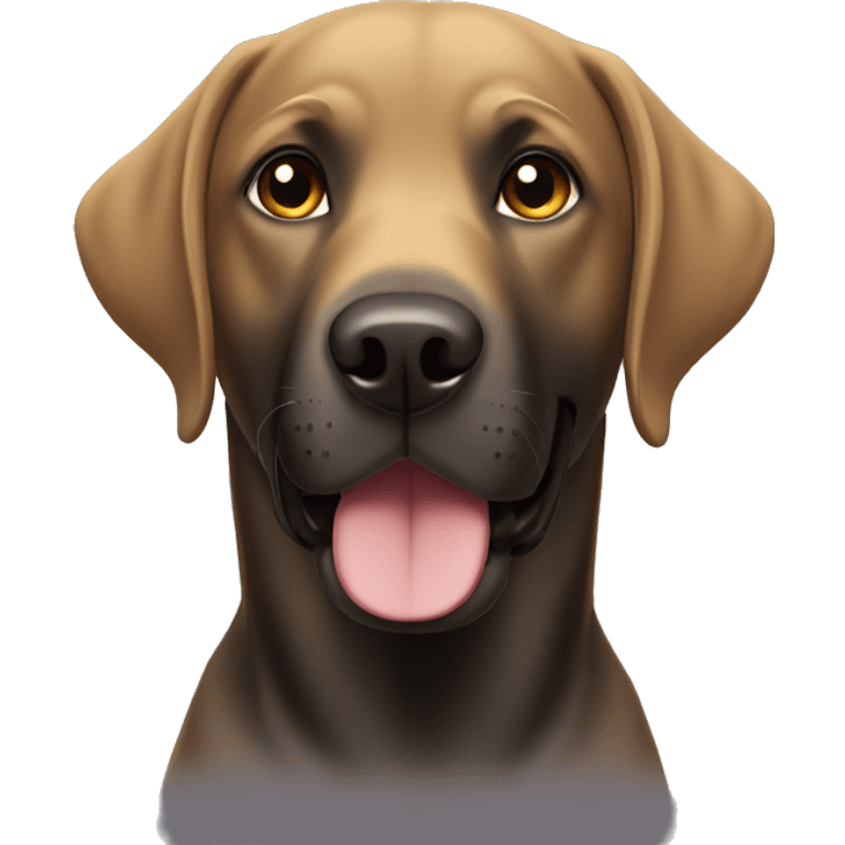 Schwarzer Labrador  emoji