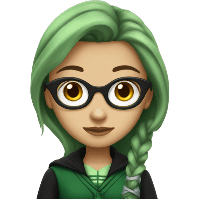 Slytherin girl emoji