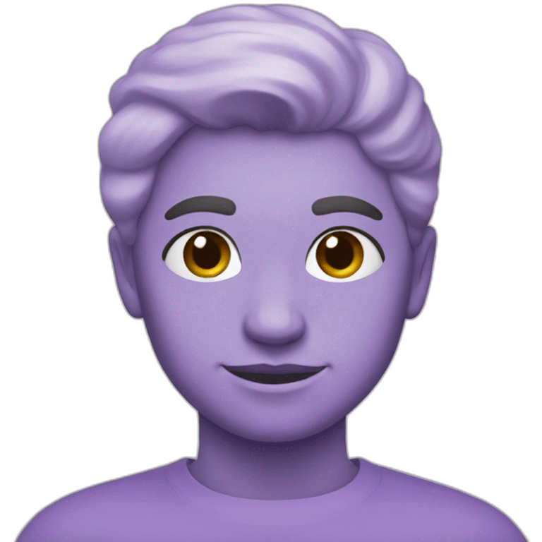 pastel purple danish emoji