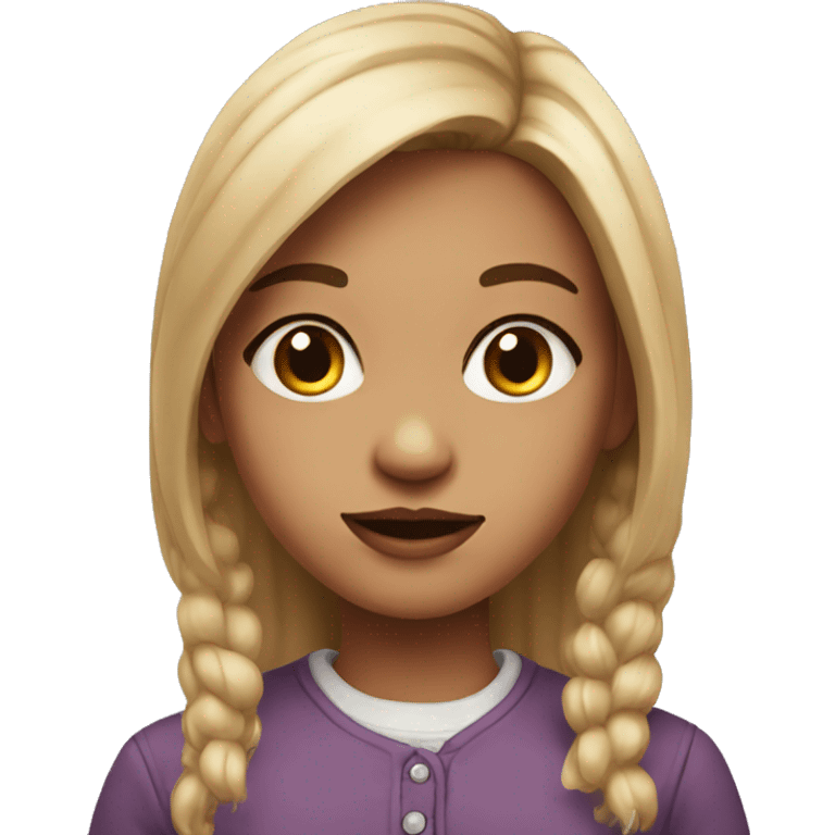 realistic portrait of a girl emoji