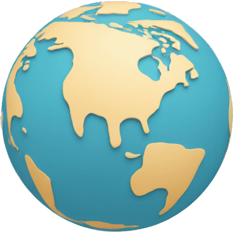 globe round with travel route emoji