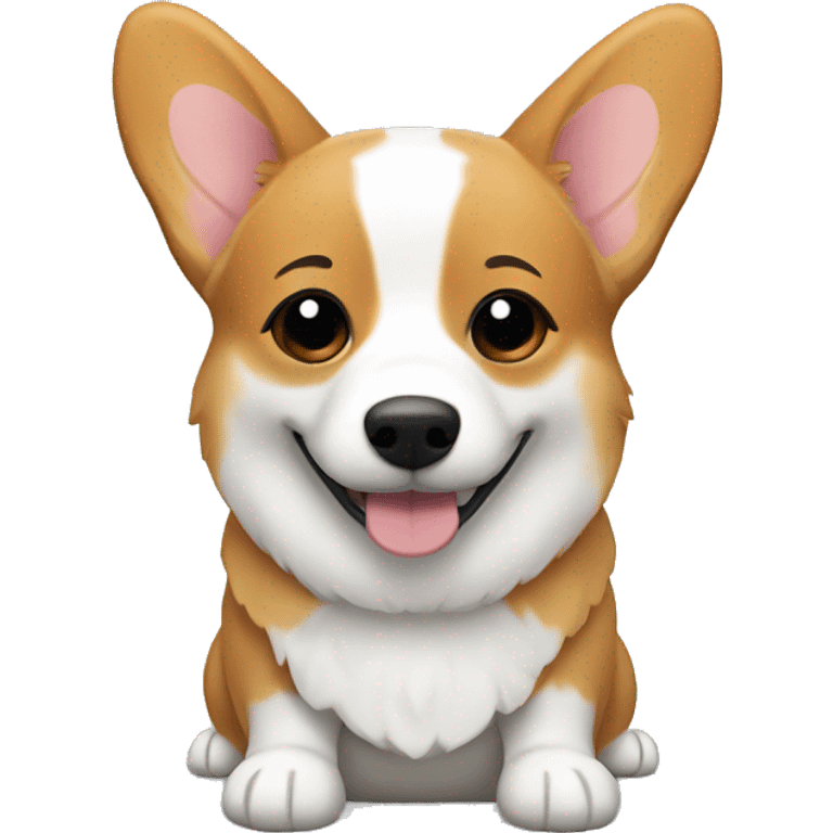 Corgi with Grey cosy emoji