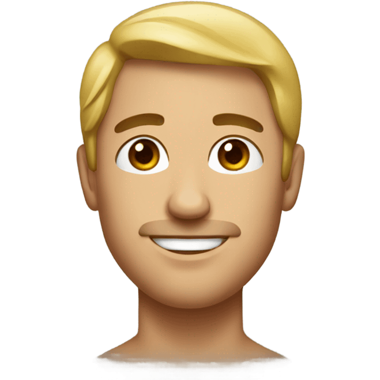 male portrait in bikini emoji