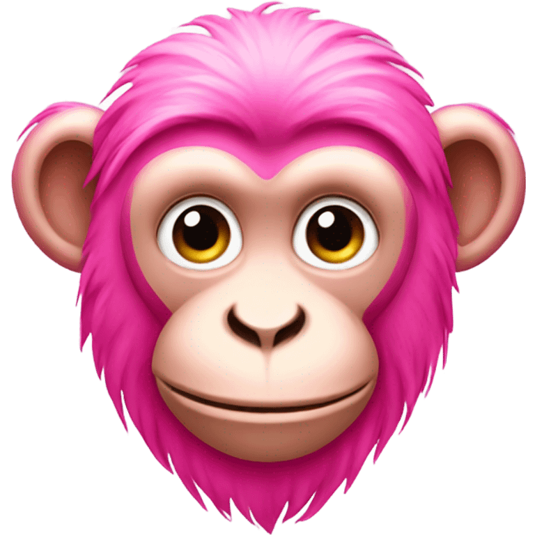 pink monkey emoji