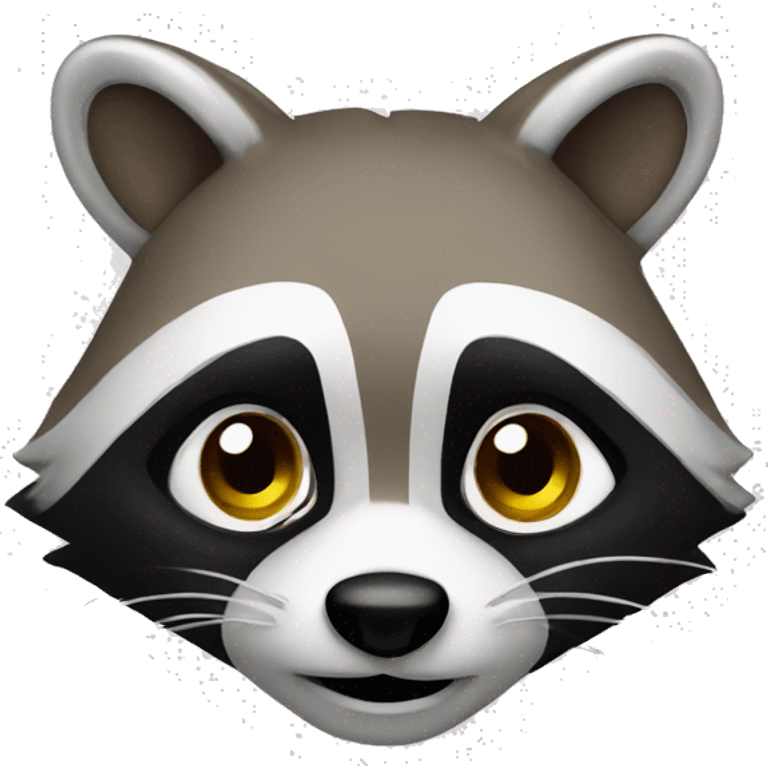 raccoon with idea emoji