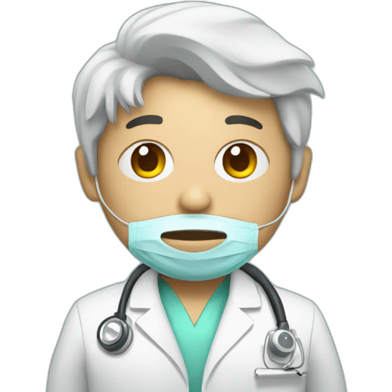 HALOWEEN COSTUME OF A DOCTOR emoji