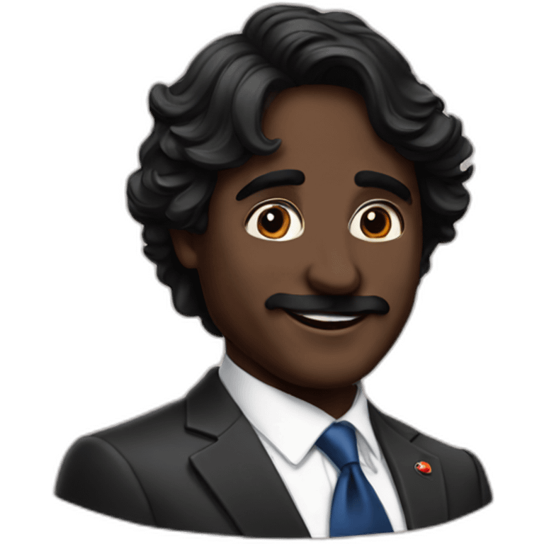 trudeau blackface emoji