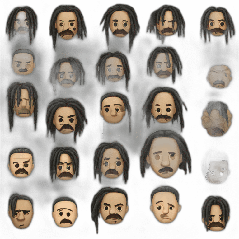 Adolf Hitler Bob Marley dreadlocks emoji