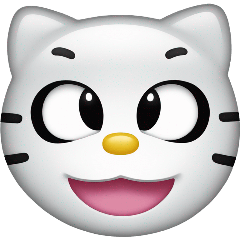 hello kitty winking  emoji