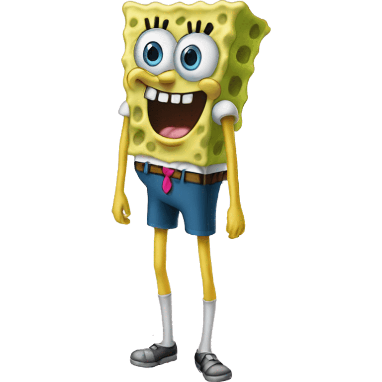 Spongebob with legs  emoji