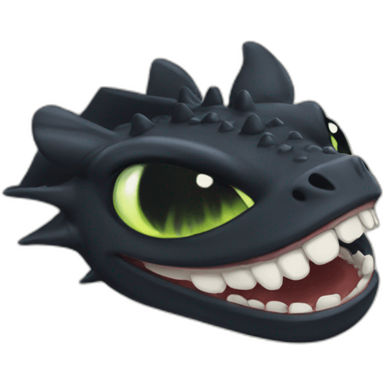 Toothless emoji