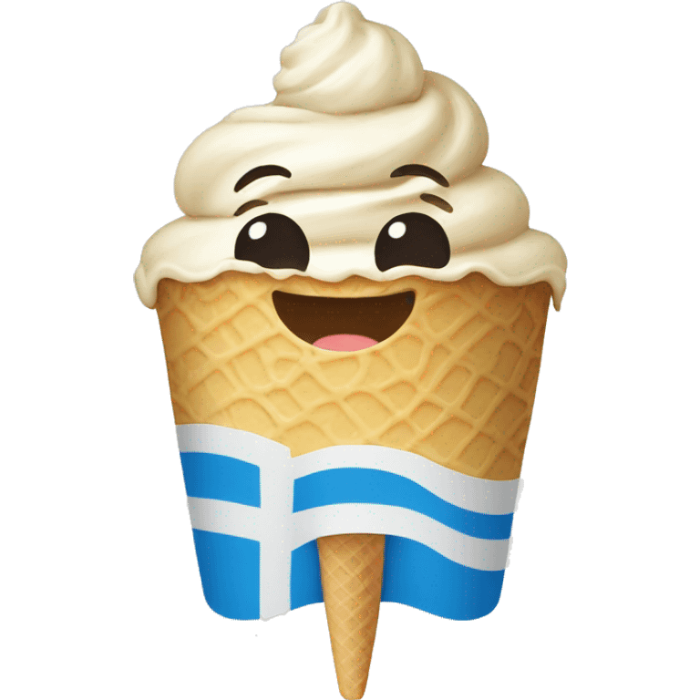 Ice cream San Marino flag emoji