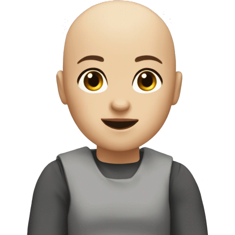 Bald Girl Roblox  emoji