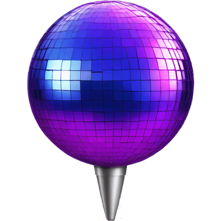 bisexual flag mirrorball emoji