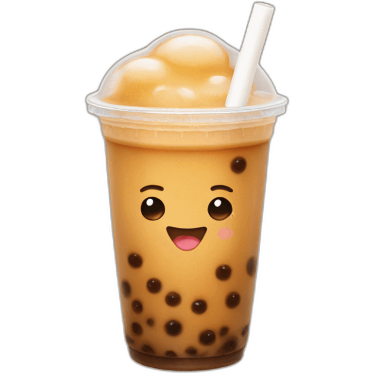 Bubble tea brown sugar emoji