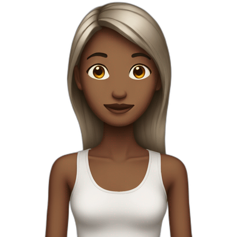 skinny girl emoji