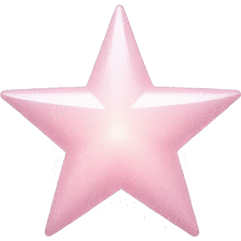 pale pink star sparkle emoji