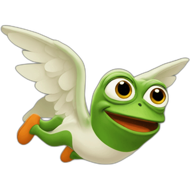 pepe flying emoji