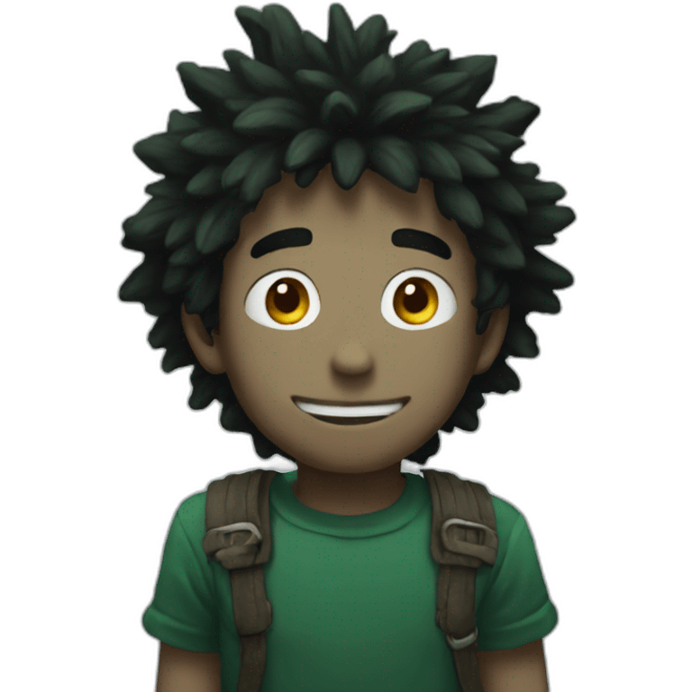 Dark deku emoji