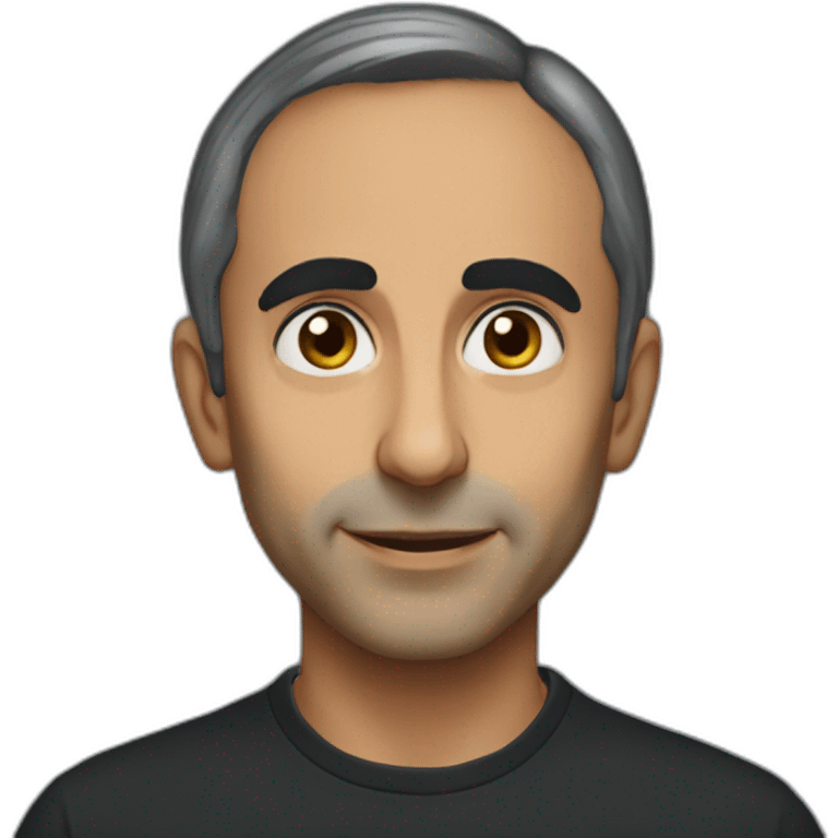 Eric Zemmour who is black emoji